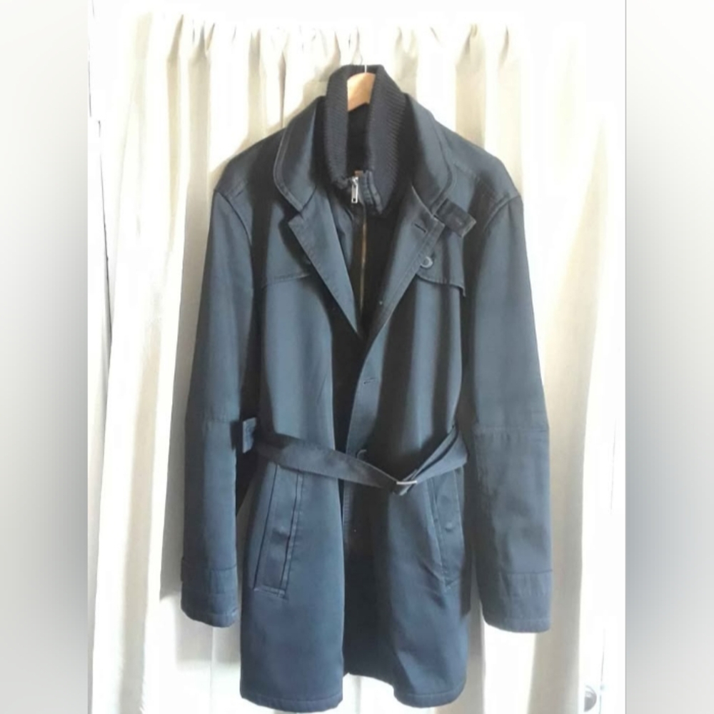 Esprit satin finish trench coat size 16